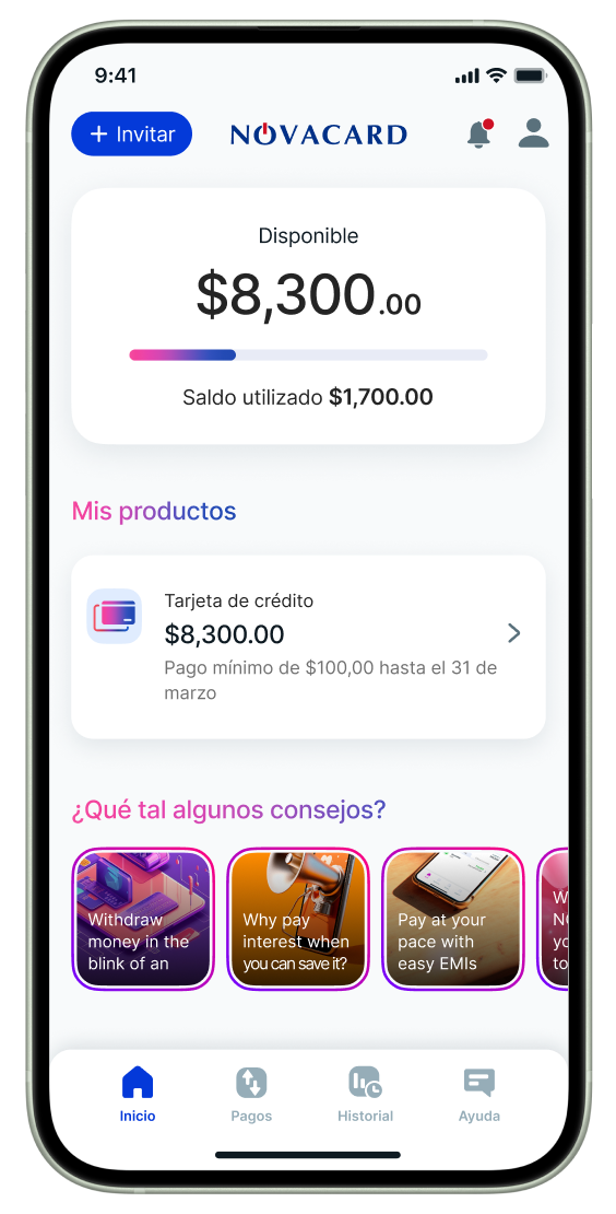 App NOVACARD